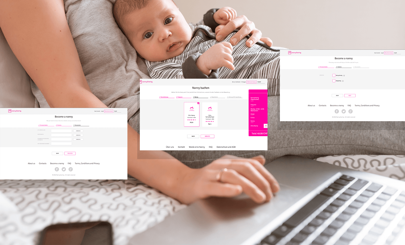 wollow project Софтуер за споделяне на детегледачки