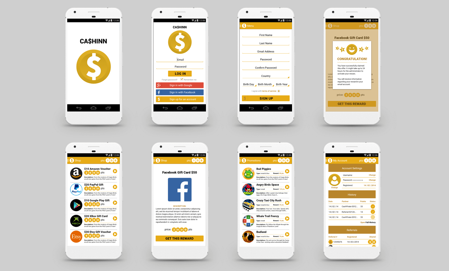 wollow project Мобилно приложение за Андроид ОС - CashInn