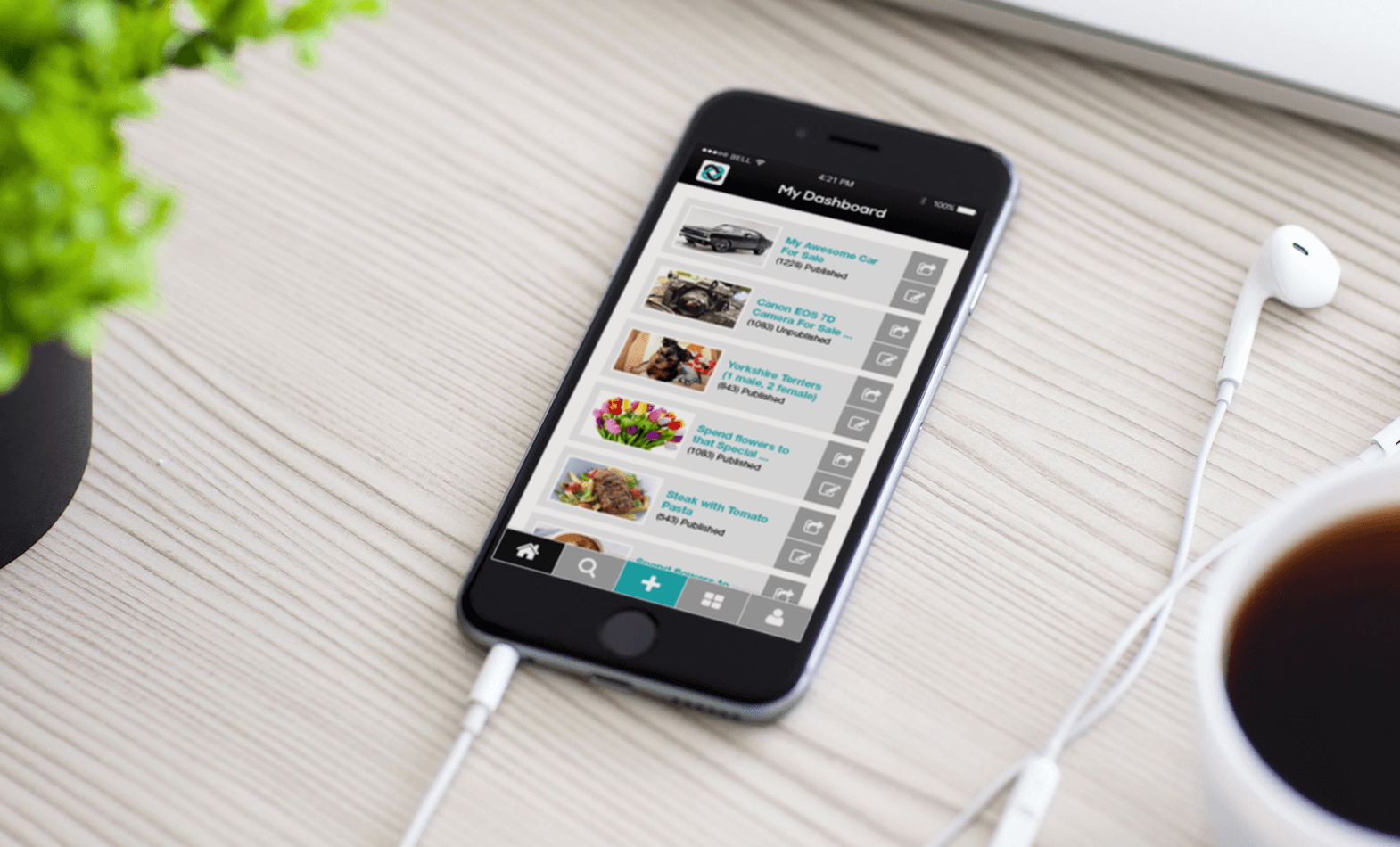 wollow project Android mobile application for sharing links