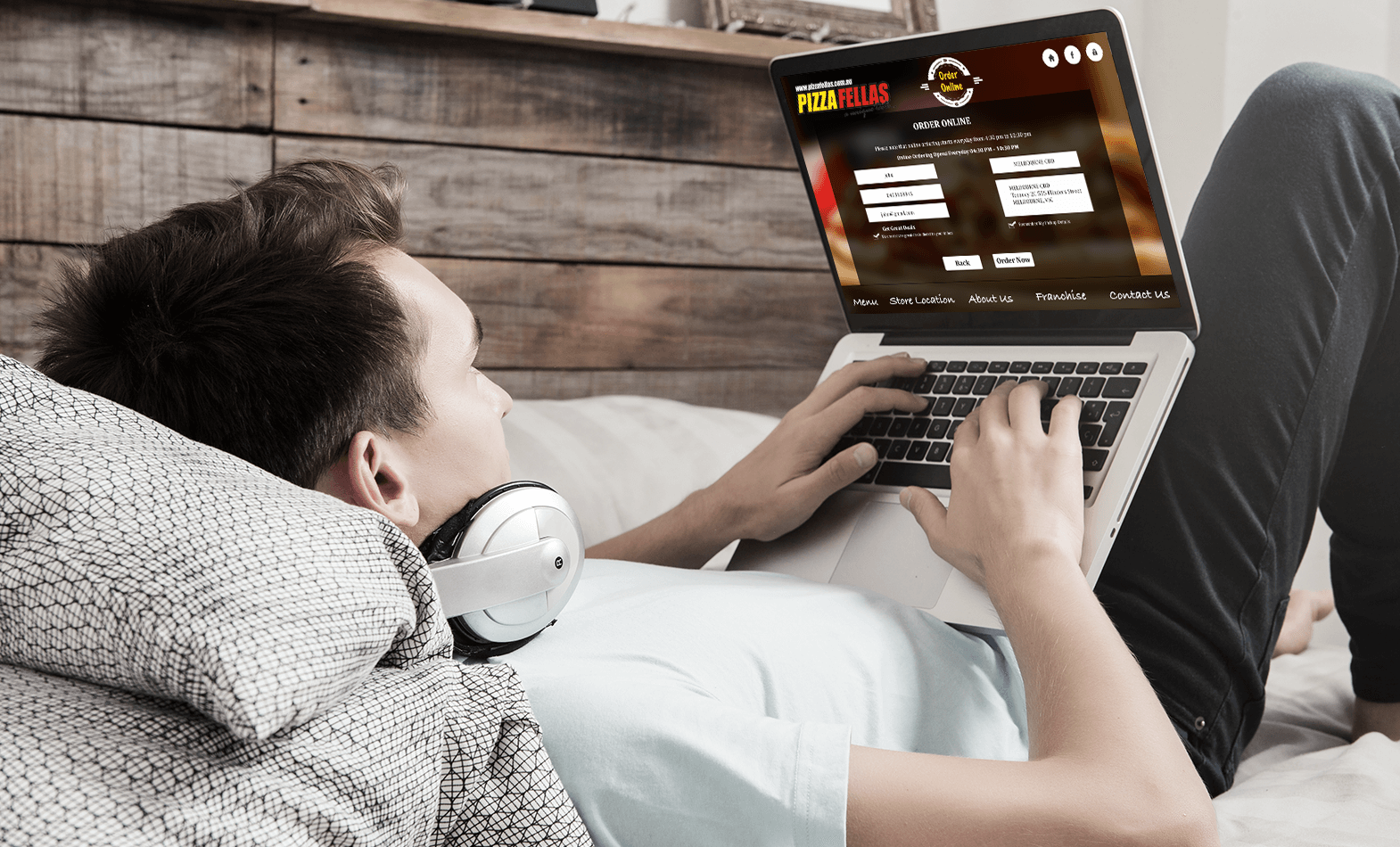 wollow project Pizza delivery website